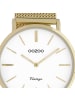 Oozoo Armbanduhr Oozoo Vintage Series gold groß (ca. 40mm)