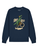 wat? Apparel Sweatshirt T-Rex Fahrrad in Dunkelblau