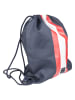 Urban Classics Gym Bag in navy/fire red/white