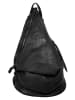 Samantha Look Rucksack echt Leder in schwarz