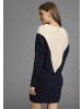 Laura Scott Strickkleid in navy-creme