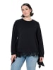 Ulla Popken Sweatshirt in schwarz