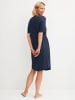 Calida Kurzarm-Nachthemd, Länge 100 cm in peacoat blue