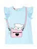 Denokids Set Cat in Bag in Light Blue