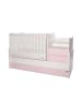 Lorelli Baby- und Kinderbett Combo in rosa