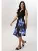 Aniston SELECTED Jerseykleid in schwarz-royalblau-blau-dunkelblau-weiß