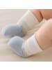 MUNADUNA 5er-Pack Babysocken mit rosa Hasen und Streifen