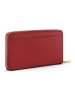 Lazarotti Bologna Leather XL Zip-Around Geldbörse Leder 19 cm in red