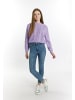 myMo Damen Strickpullover in Violett