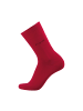 Bugatti 6er Pack halbhohe Businesssocken  in red/indigo