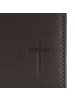 oxmox Leather Geldbörse RFID Schutz Leder 10 cm in braun-freedom cross