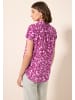 Cecil Bluse mit Minimal Print in Rosa