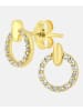Vanlere Ohrstecker aus 375 Gelbgold mit Zirkonia