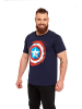 MARVEL Captain America T-Shirt Sign in dunkelblau