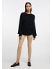 RISA Damen Strick Pullover in Schwarz
