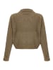 faina Women Cardigan in Oliv Melange