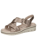 Caprice Sandale in TAUPE METALLIC