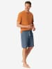 Schiesser Pyjamashorts Mix Relax in pacific blue