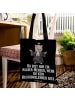 Mr. & Mrs. Panda Schultertasche Religionslehrer Herz mit Spruch in Schwarz