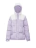Libbi Damen Wattierte Steppjacke in Lavendel Wollweiss