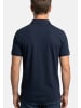 S. Oliver Poloshirt Basic in Weiß / blau