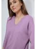 Cecil 3/4 Feinstrick Pullover in Violett