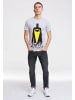 Logoshirt T-Shirt DC - Batman - Skyline in grau-meliert