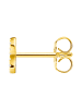 Thomas Sabo Einzel Ohrstecker Infinity in gold, weiß