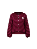 Hailys Pullover in dcherry-pink stripe
