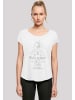 F4NT4STIC Long Cut T-Shirt Looney Tunes Bugs Bunny A Wild Hare in weiß