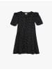 KOTON Kleid in Schwarz Gemustert