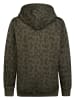 Petrol Industries Hoodie mit Allover-Print Forgeplace in Grau