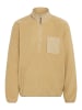 BLEND Fleecejacke BHBROOKS Sweatshirt halfzipp in Braun