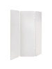 Beliani Büro-Raumteiler FUTURA in Beige/Weiß - (W) 180 x (H) 180 x (L) 2 cm