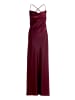 Vera Mont Abendkleid mit Wasserfallausschnitt in Wild Ruby