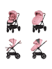 Chipolino Kombikinderwagen 3in1 Prestige in rosa