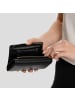 Lazarotti Bologna Leather XL Geldbörse mit Zip-Around Fach Leder 14 cm in black
