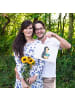 Mr. & Mrs. Panda Holzschild Pinguin Buch ohne Spruch in Weiß