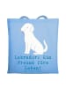 Mr. & Mrs. Panda festivaltasche Labrador Freund mit Spruch in Sky Blue