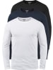 !SOLID Rundhalsshirt SDBasal in Weiß/Blau/Schwarz