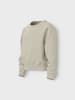 name it 2er-SET Weicher Velours Longsleeve Rundhals Langarmshirt in Sand