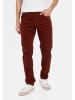 Camel Active Regular Fit 5-Pocket Cordhose in Dunkelrot
