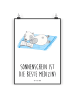 Mr. & Mrs. Panda Bild Sommer Sonnenschein mit Spruch in Weiß