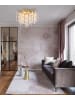 Globo lighting Deckenleuchte "GLORIA" in goldfarben matt