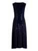 Vera Mont Cocktailkleid im Glitzer-Look in Dunkelblau/Grau