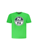 North Sails Grün Baumwolle Herren T-Shirt