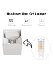 ZMH Wandleuchte LED in weiß 1-flammige G9 up down Licht 3000K warmweiß IP65