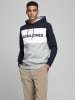 Jack & Jones Sweatshirt 'Logo Blocking' in Navy Blazer REG