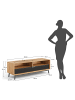 Feldmann-Wohnen Lowboard Modern Loft Eiche Natur 160 / 50 / 54cm