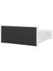 Beliani Doppelbett PRESIDENT in Weiß/Silber - (W) 190 x (H) 90 x (L) 210 cm